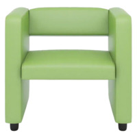 Фотография Кресло Тепал, экокожа, салатовый Фотография товара Кресло Тепал, экокожа, салатовый от компании ChiedoCover.