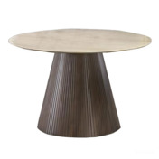 Фотография товара Стол обеденный Segment, травертин, орех от компании ChiedoCover.