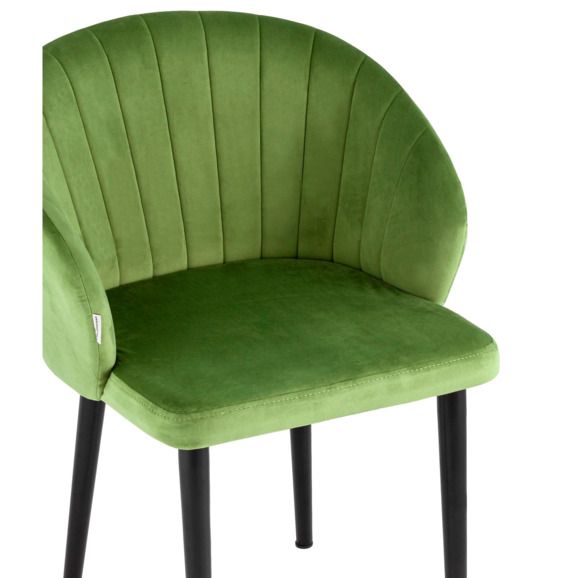 Стул с подлокотниками Шон, велюр травяной Стул с подлокотниками Шон, велюр травяной - фото 7