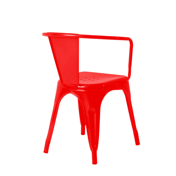 Кресло Tolix, красный Кресло Tolix, красный - фото 3