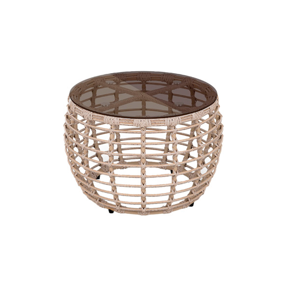 Стол Луро Д630, ирбис, ротанг - фото 1