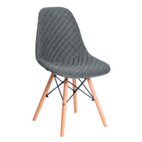 Настоящее фото товара Чехол Е07 на стул Eames, серый, произведённого компанией ChiedoCover