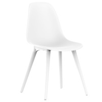 Фотография Стул Sanset B, белый, белые ножки от производителя ChiedoCover, картинка продукции, реальное фото товара Настоящее фото товара Стул Sanset B, белый, белые ножки, произведённого компанией ChiedoCover