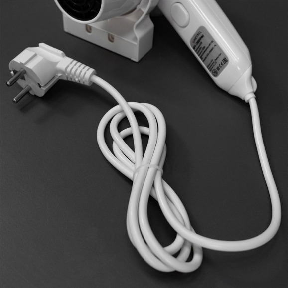 Фен для волос настенный Meyvel MF1-1300 (White) - фото 3