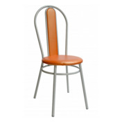 Фотография товара Стул Lorence, каркас серебро, оранжевый от компании ChiedoCover.
