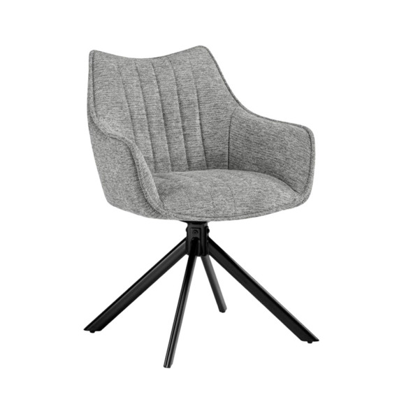 Стул на металлокаркасе Denever gray / black Стул на металлокаркасе Denever gray / black - фото 1