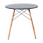 Настоящее фото товара Стол круглый EAMES DSW D80 черный, произведённого компанией ChiedoCover