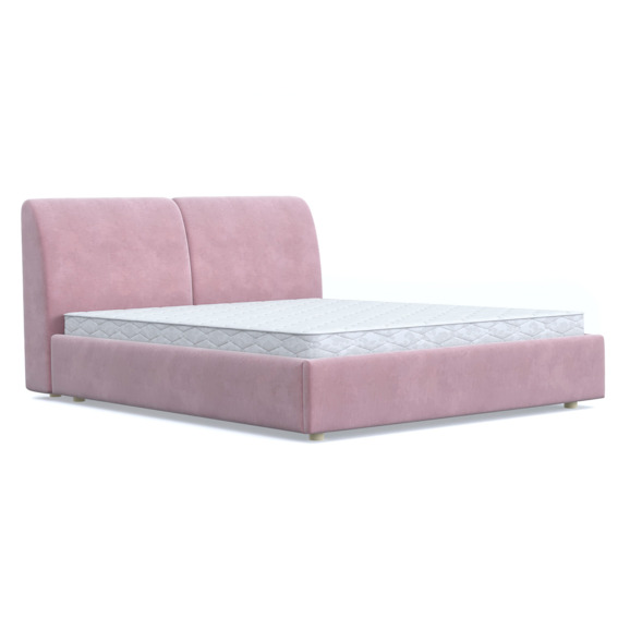 Кровать Бекка, Chenille Pink - фото 3