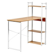 Фотография товара Стол Frame письменный с полками, светлое дерево, белый от компании ChiedoCover.