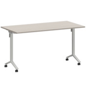 Фотография товара Стол мобильный складной ясень шимо, белый, 22 мм, 140*70 от компании ChiedoCover.
