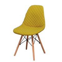Настоящее фото товара Чехол Е07 на стул Eames, горчичный, произведённого компанией ChiedoCover