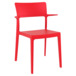Кресло пластиковое Plus, красный