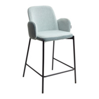 Настоящее фото товара Полубарный стул Nyx, светлая мята/ серо-зеленый, произведённого компанией ChiedoCover