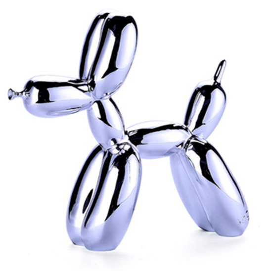 Статуэтка Воздушная собака, серебряная - фото 1