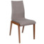 Настоящее фото товара Стул Никкел, серо-коричневый, коричневый, произведённого компанией ChiedoCover