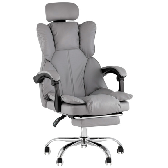 Кресло руководителя TopChairs Siento, серый - фото 1