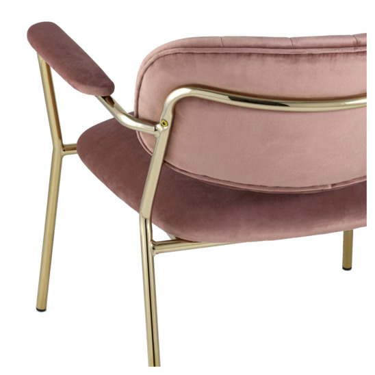 Кресло Кэрол пыльно-розовый - фото 4
