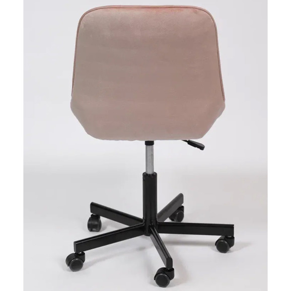 Стул Мускус, пятилучие, велюр, розовый, черный - фото 5