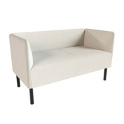 Фотография товара Диван Клеон, велюр белый от компании ChiedoCover.