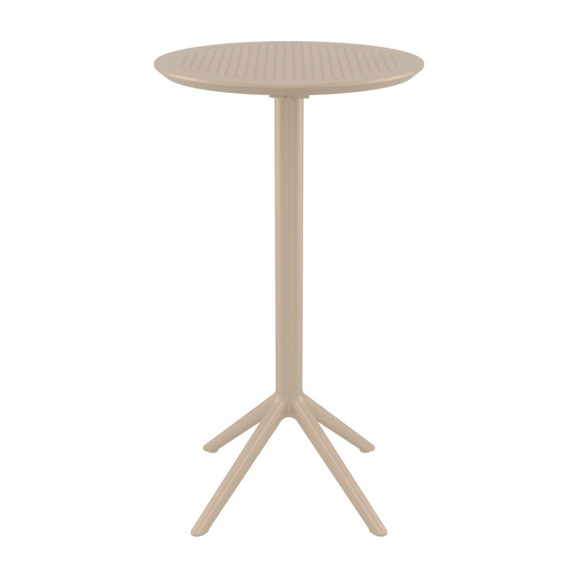 Стол барный складной Sky Folding Bar Table 600, бежевый - фото 1