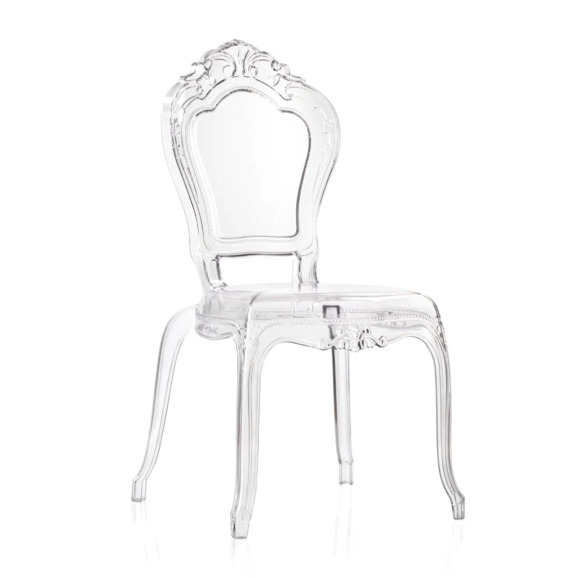 Стул Мила без подлокотников, прозрачный - фото 1