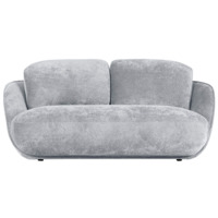 Фотография товара Диван Riolo, светло-серый, велюр от компании ChiedoCover.