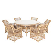 Фотография товара Эспрессо-150 L обеденная группа плетеная, соломенный от компании ChiedoCover.