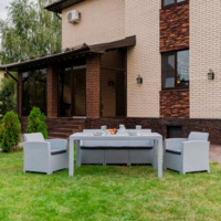Фотография товара Обеденный комплект Lina DINING S, светло-серый от компании ChiedoCover.
