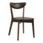 Настоящее фото товара Стул Ruby, экокожа коричневая  Cometa dark Brown, старинный орех, произведённого компанией ChiedoCover