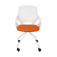 Кресло поворотное Indigo, оранжевый, ткань-сетка