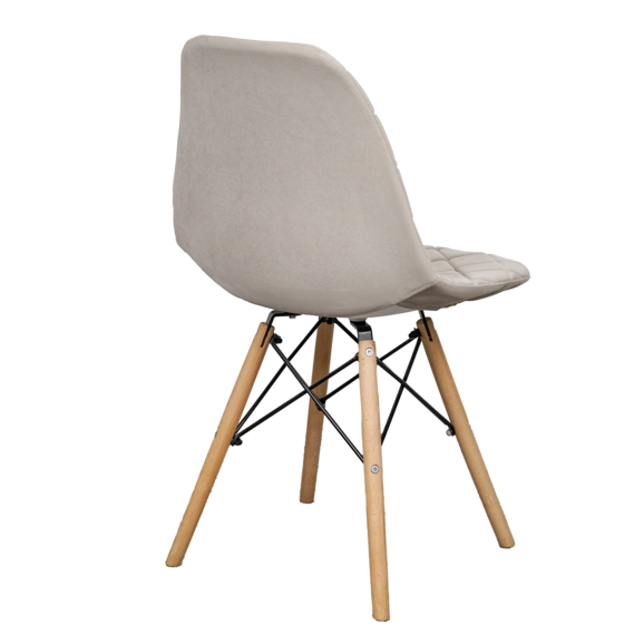 Чехол Е06 на стул Eames, бежевый - фото 2