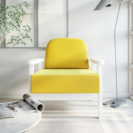 Кресло Лора эмаль, желтое - фото 5