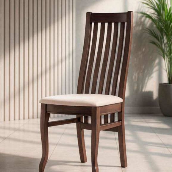 Деревянный стул Арлет ткань Tenerife latte / венге коричневый Деревянный стул Арлет ткань Tenerife latte / венге коричневый - фото 7