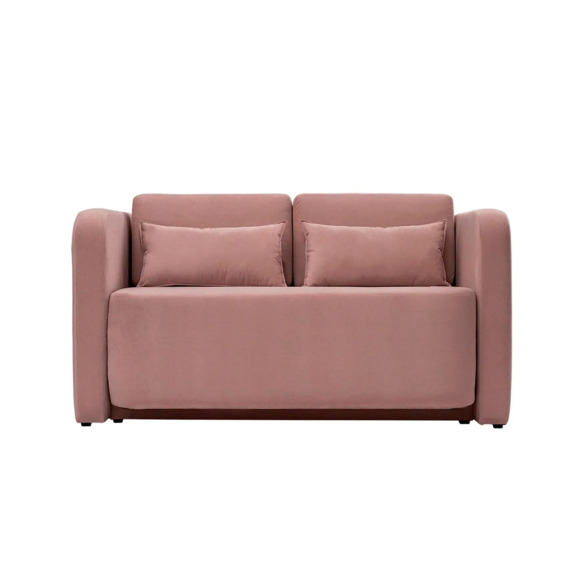 Диван Марлон 131x95x80 см, розово-коричневый велюр Диван Марлон 131x95x80 см, розово-коричневый велюр - фото 2