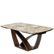 Фотография товара Стол ALONSO 200 матовый, испанская керамика / брашированный каркас, цвет медный от компании ChiedoCover.