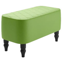 Настоящее фото товара Банкетка Лотик, экокожа, салатовый, произведённого компанией ChiedoCover