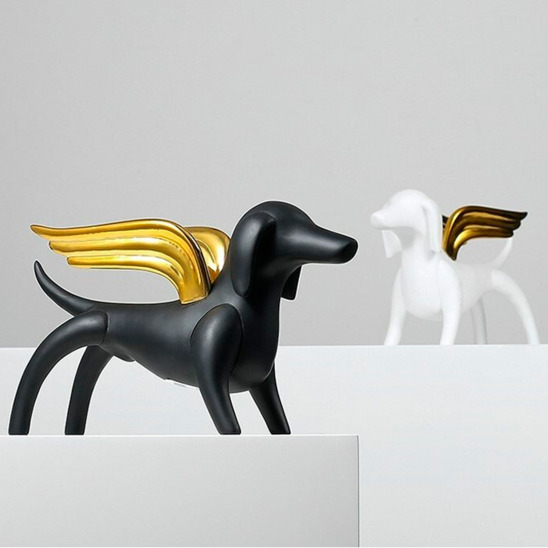 Статуэтка Angel dog black - фото 2