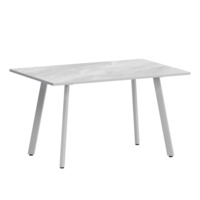 Настоящее фото товара Стол нераздвижной Рольф, лавант, белый муар, произведённого компанией ChiedoCover