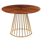 Фотография товара Стол Liverpool, золотистые ножки от компании ChiedoCover.