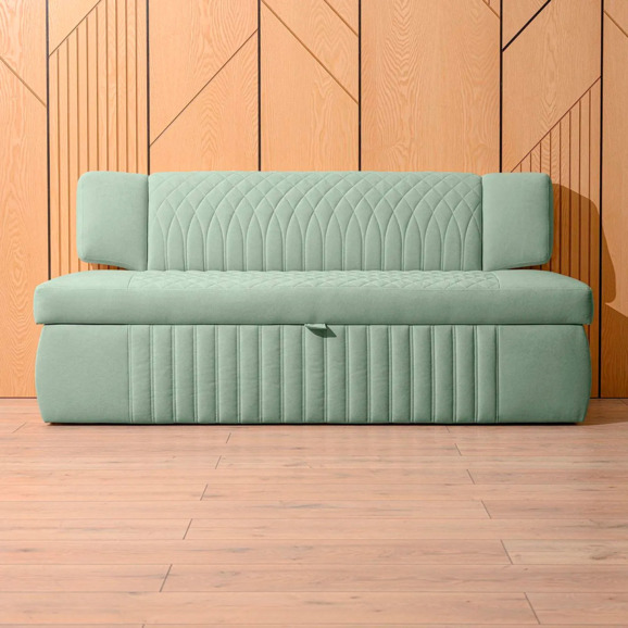 Диван для кухни Леонард 168, светло-зеленый - фото 6