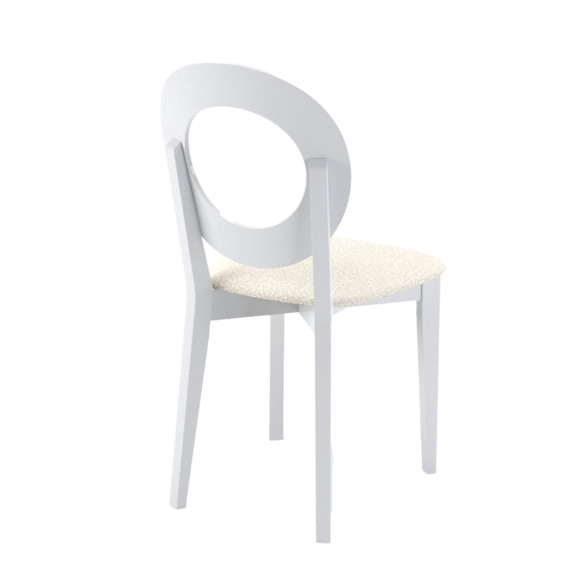 Стул Луна, белый, бежевый Стул Луна, белый, бежевый - фото 3