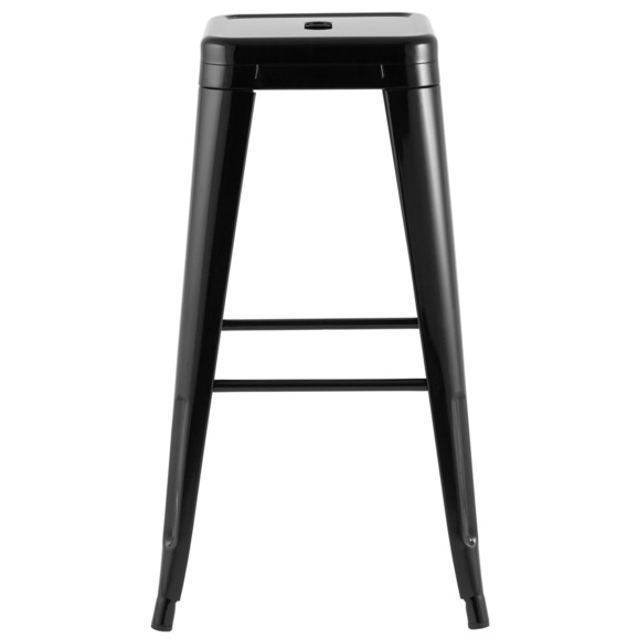 Стул барный TOLIX, черный, глянцевый KD - фото 3