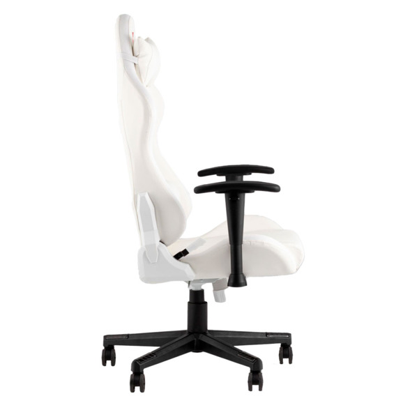 Кресло спортивное TopChairs GMM-080 белый на черной базе - фото 3