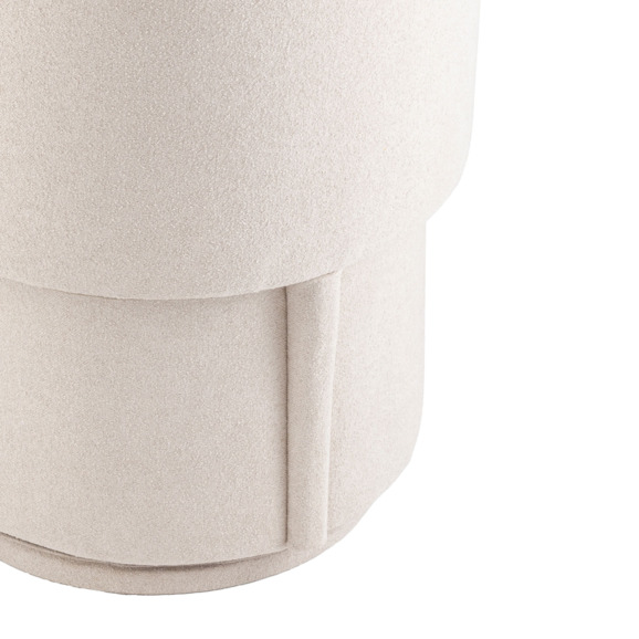 Пуф-трансформер Таунсвилл вращающийся с ящиком, букле молочный Пуф-трансформер Таунсвилл вращающийся с ящиком, букле молочный - фото 5