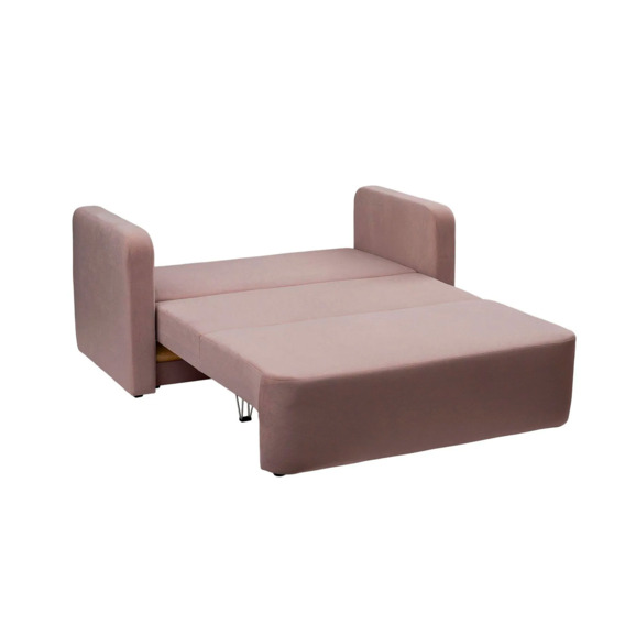 Диван Марлон 131x95x80 см, розово-коричневый велюр Диван Марлон 131x95x80 см, розово-коричневый велюр - фото 3