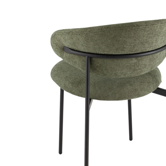 Стул Эва, шенилл, каркас зеленый - фото 5