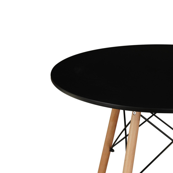 Стол EAMES, черный, D100 - фото 4