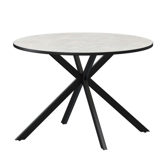 Стол нераздвижной Грант 900, лофт, черный муар - фото 1