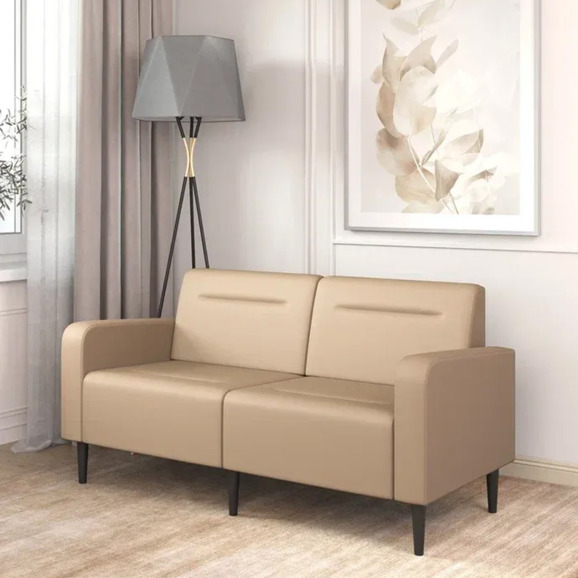 Диван Папилла, экокожа, 162 см, санд - фото 4