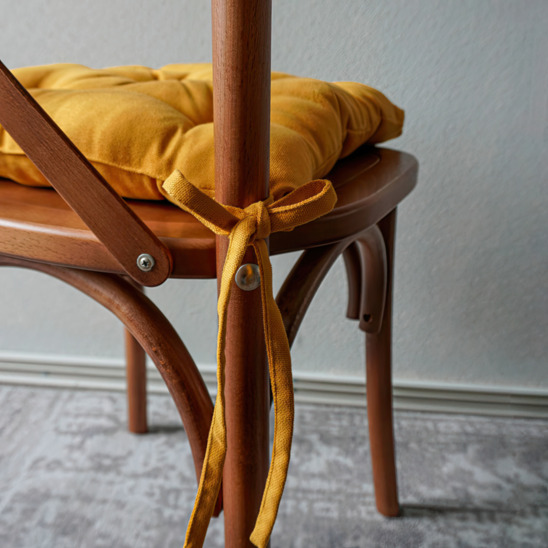 Подушка на стул KARET, желтый - фото 2